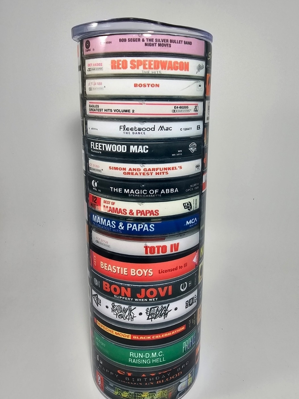 20oz Cassette Tape Tumbler